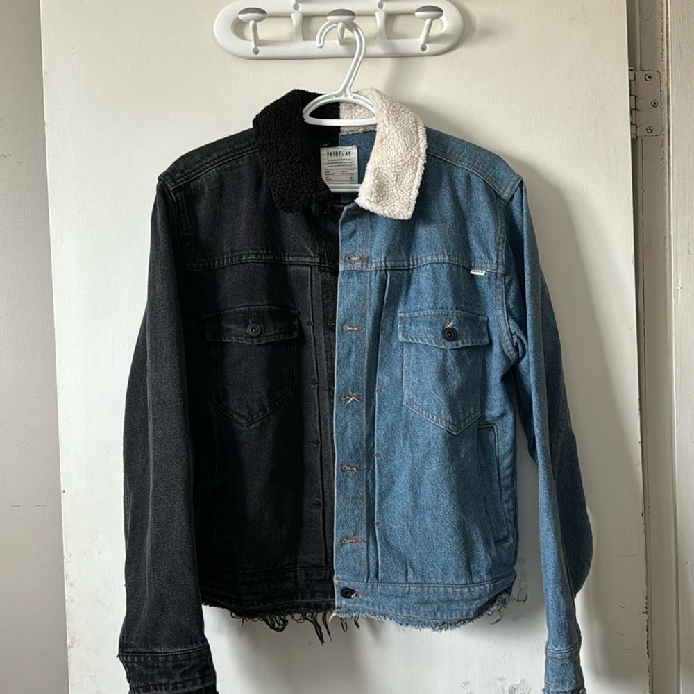 FairPlay Jean Jacket with Sherpa Collar